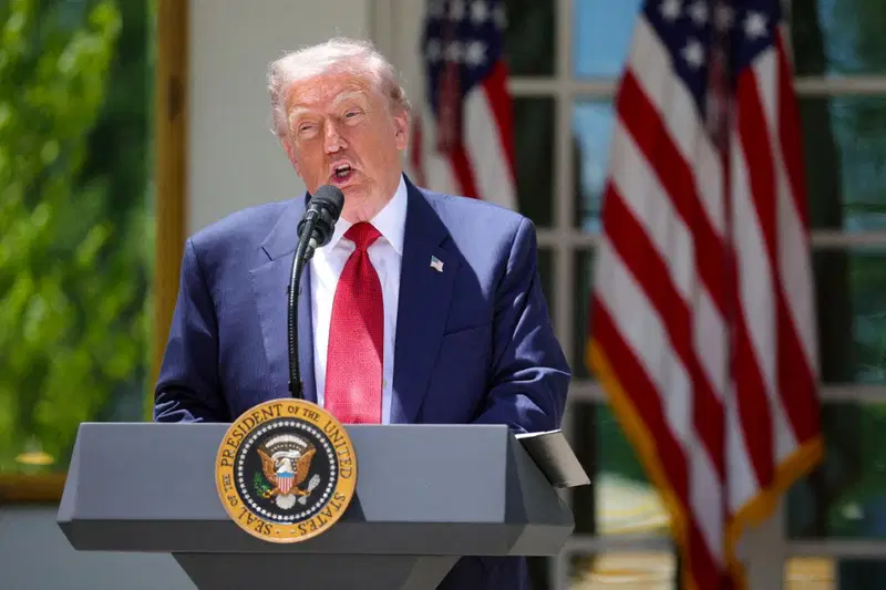 Donald Trump Says He Asked FIFA to Review Folarin Balogun’s Red Card